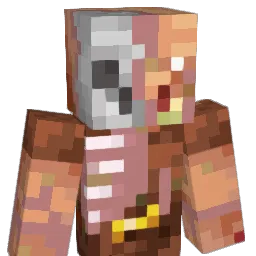 unbloom Minecraft avatar bust