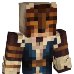 understitched Minecraft avatar bust
