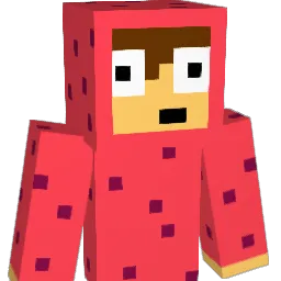 undistracted Minecraft avatar bust