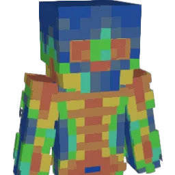 unharming Minecraft avatar bust