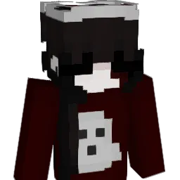 untrampled Minecraft avatar bust