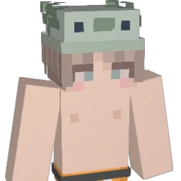 up_M Minecraft avatar bust