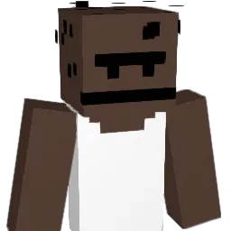 upim Minecraft avatar bust