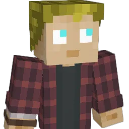 upsidedowngame Minecraft avatar bust