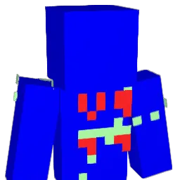 v999 Minecraft avatar bust
