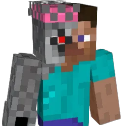 venomr Minecraft avatar bust
