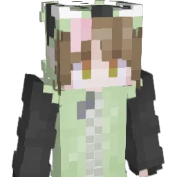 voidpire Minecraft avatar bust