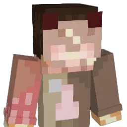 wacklemons Minecraft avatar bust