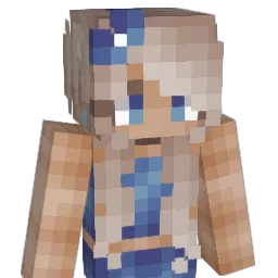 warriorgir Minecraft avatar bust