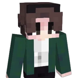 webswinging Minecraft avatar bust