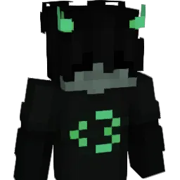 werlock Minecraft avatar bust
