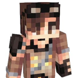whiteAaad Minecraft avatar bust