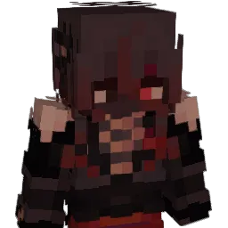 wimsical Minecraft avatar bust