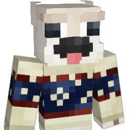 winterluding Minecraft avatar bust