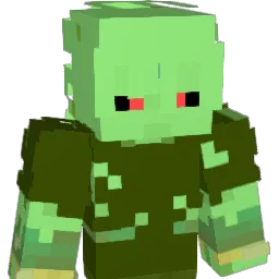wiredframe Minecraft avatar bust