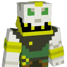 witfam Minecraft avatar bust