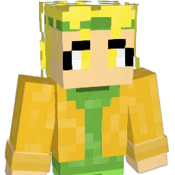 wormlog Minecraft avatar bust