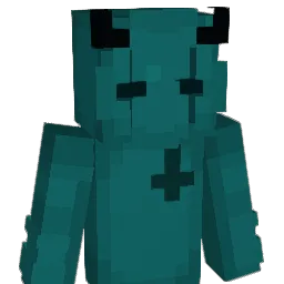 wvlking Minecraft avatar bust