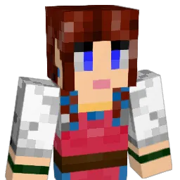 xBLueLInKx Minecraft avatar bust