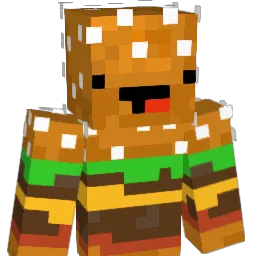 xHitsLikeBurger Minecraft avatar bust
