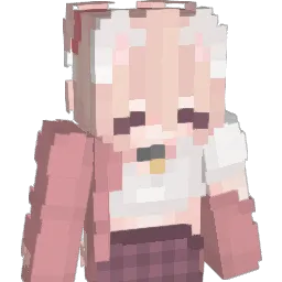 xyandere Minecraft avatar bust