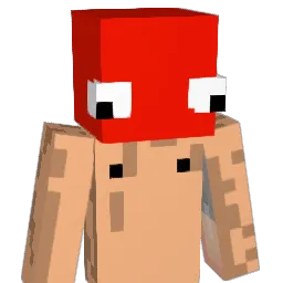 youngfatjesus Minecraft avatar bust