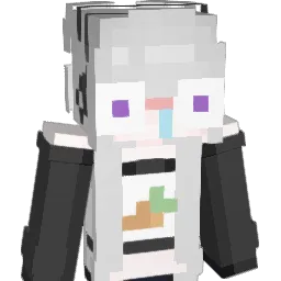 yunaai Minecraft avatar bust