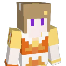 yuningning Minecraft avatar bust