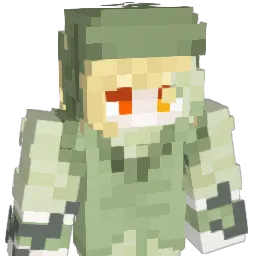 yururudot Minecraft avatar bust