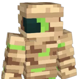 zervation Minecraft avatar bust