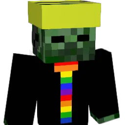 zombicips Minecraft avatar bust