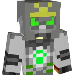 zomdie Minecraft avatar bust