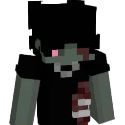 zomhbie Minecraft avatar bust