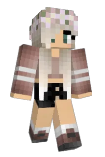 0Crystal Minecraft avatar full body