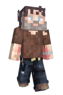 103c Minecraft avatar full body