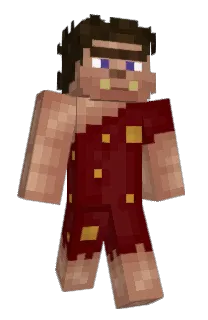 Front of Tipeto's skin