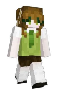 Front of FloraMacaron's skin