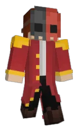 AxeSmack's Minecraft skin wearing the Cherry Blossom cape