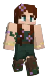 outer space and cioccolato Minecraft skin — Slim model