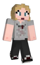 your pink and mine shaft Minecraft skin — Classic model — first worn by CinderSprks