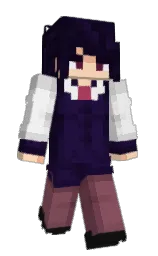 violet and concrete Minecraft skin — Slim model — first worn by Cytogic