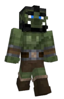 Front of Dagerix's skin
