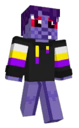 blue marguerite and mine shaft Minecraft skin — Classic model — first worn by KnightKnighty