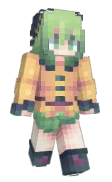 tacao and fiord Minecraft skin — Slim model — first worn by Terayim