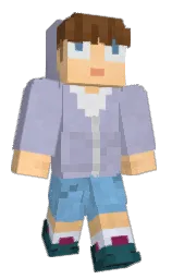 lavender gray and logan Minecraft skin — Classic model