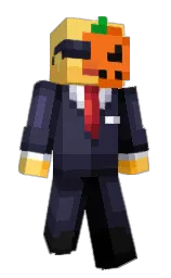 ebony clay and goldenrod Minecraft skin — Slim model — first worn by spamtrack