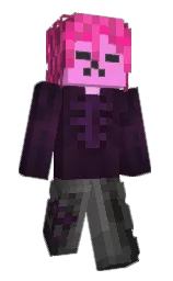 laxxr's Minecraft skin wearing the Cherry Blossom cape