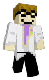 DinoGuyMc's Minecraft skin wearing the Migrator cape