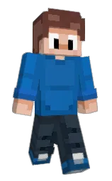 Benmagin's Minecraft skin wearing the Copper cape