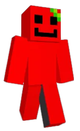 red and thunder Minecraft skin — Classic model